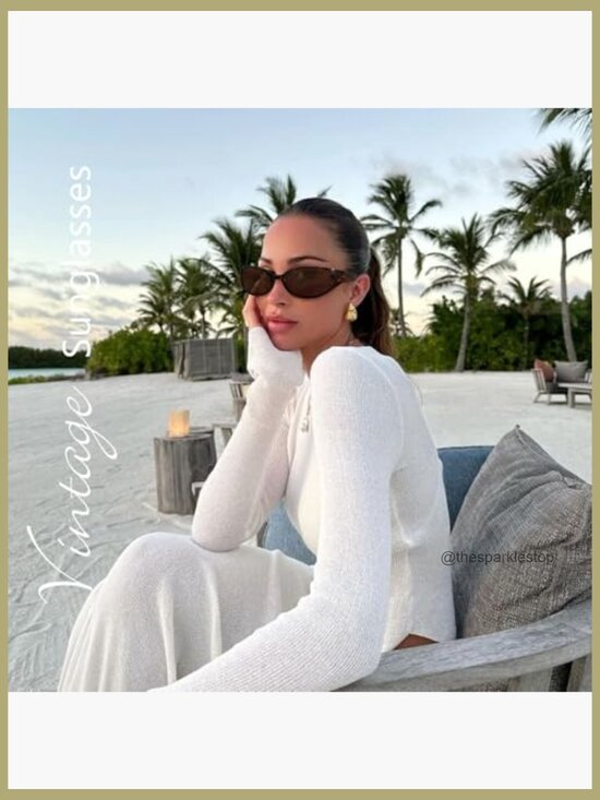 Retro Y2K Wrap Around Polarized Sunglasses UV Protection Sporty Shades main image 6